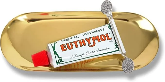فشار دهنده خمیر دندان کلاسیک Euthymol، عدد 1، فشار دهنده غلتکی پخش کننده، لوله های فلزی آلومینیومی پلاستیکی خمیر دندان، لوازم جانبی حمام