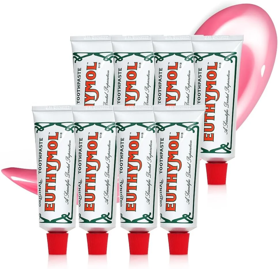 خمیر دندان اورجینال Euthymol - بسته 8 عددی 75 میلی لیتری