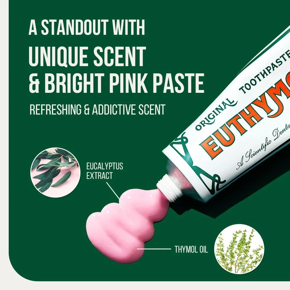 خمیر دندان اورجینال Euthymol - بسته 8 عددی 75 میلی لیتری