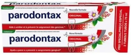 خمیر دندان گیاهی پارودونتکس 2 عدد 75 میلی لیتری، کمک به توقف و جلوگیری از خونریزی لثه، نعناع و بادرنجبویه