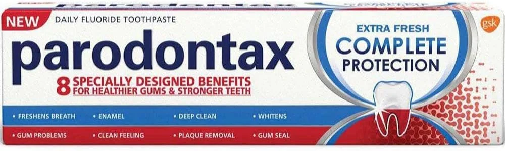 خمیر دندان سفید کننده محافظت کامل پارودونتکس 75 میلی لیتر