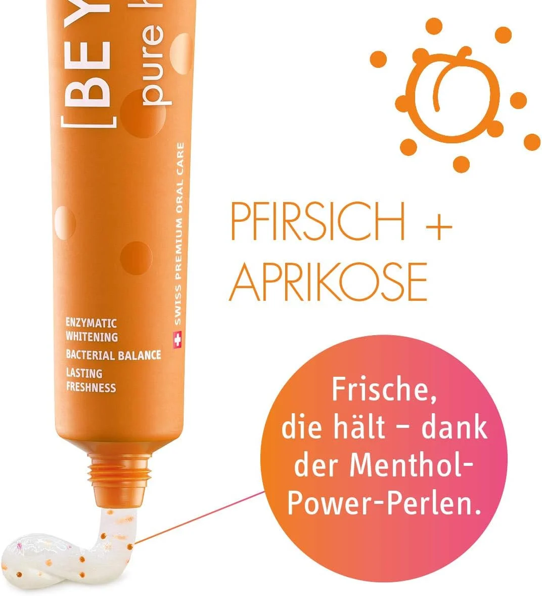 ست مسواک و خمیر دندان CURAPROX BE YOU، با طعم هلو-زردآلو برای دندان های سفید، شادی خالص، سفید کننده دندان با طعم، وگان، 90 میلی لیتر ست مسواک و خمیر دندان CURAPROX BE YOU، با طعم هلو-زردآلو برای دندان های سفید، شادی خالص، سفید کننده دندان با طعم، وگان، 90 میلی لیتر