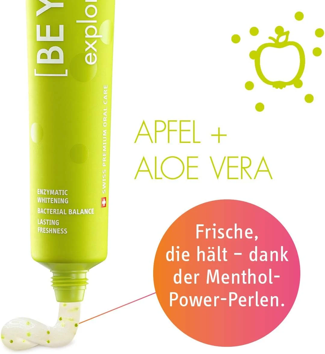 ست مسواک و خمیر دندان CURAPROX BE YOU، با طعم سیب-آلوئه ورا برای دندان های سفید، اکسپلورر، سفید کننده دندان با طعم، وگان، 90 میلی لیتر ست مسواک و خمیر دندان CURAPROX BE YOU، با طعم سیب-آلوئه ورا برای دندان های سفید، اکسپلورر، سفید کننده دندان با طعم، وگان، 90 میلی لیتر