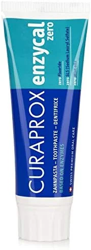 خمیر دندان مراقبت از دهان Curaprox Enzycal Zero Swiss Premium - 75 میلی لیتر