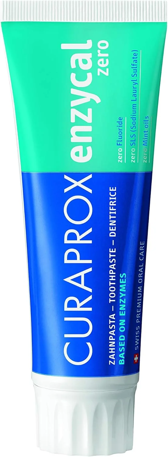 خمیر دندان مراقبت از دهان Curaprox Enzycal Zero Swiss Premium - 75 میلی لیتر خمیر دندان مراقبت از دهان Curaprox Enzycal Zero Swiss Premium - 75 میلی لیتر
