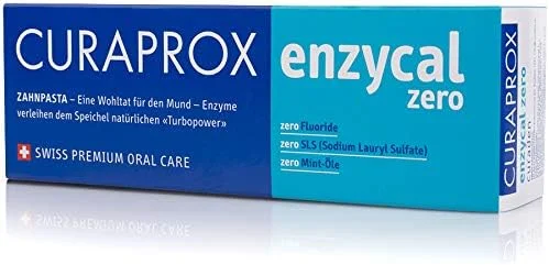 خمیر دندان مراقبت از دهان Curaprox Enzycal Zero Swiss Premium - 75 میلی لیتر خمیر دندان مراقبت از دهان Curaprox Enzycal Zero Swiss Premium - 75 میلی لیتر