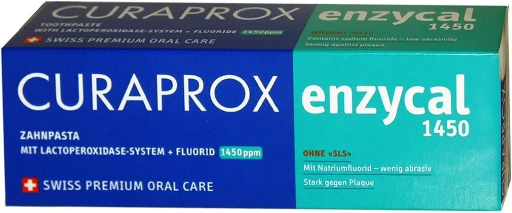 خمیر دندان کوراپراکس انزیکال حاوی فلوراید 1450ppm، تیوب 75 میلی لیتری (4 عدد 75 میلی لیتری)