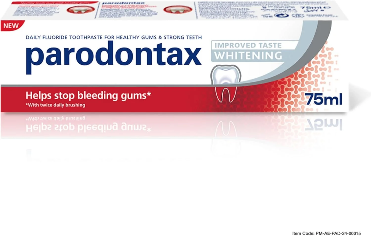 خمیر دندان پارادونتاکس سفید کننده طبیعی جلوگیری از خونریزی لثه ۷۵ میلی لیتر