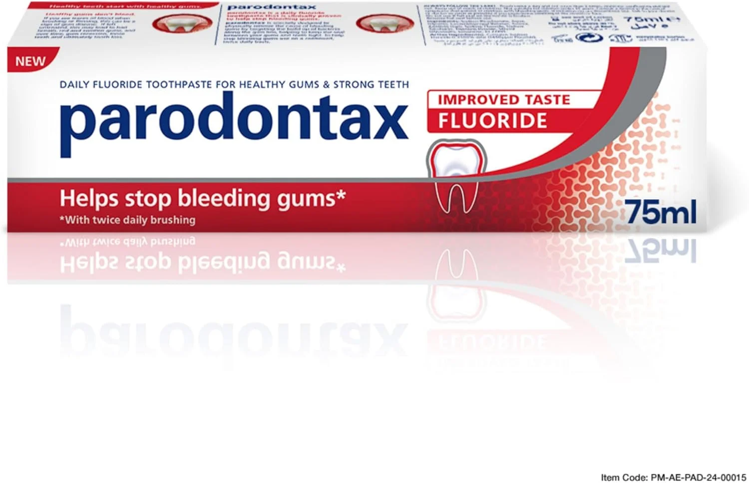 خمیر دندان پارودونتکس فلوراید برای لثه های خونریزی دهنده، 75 میلی لیتر