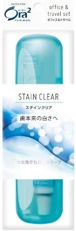 مجموعه مسافرتی و اداری سان استار Aura Two Stain Clear با جعبه سخت (شامل خمیر دندان Stain Clear و مسواک Stain Clear) ? رنگ قابل انتخاب نیست - بسته 72 عددی (4901616214194)