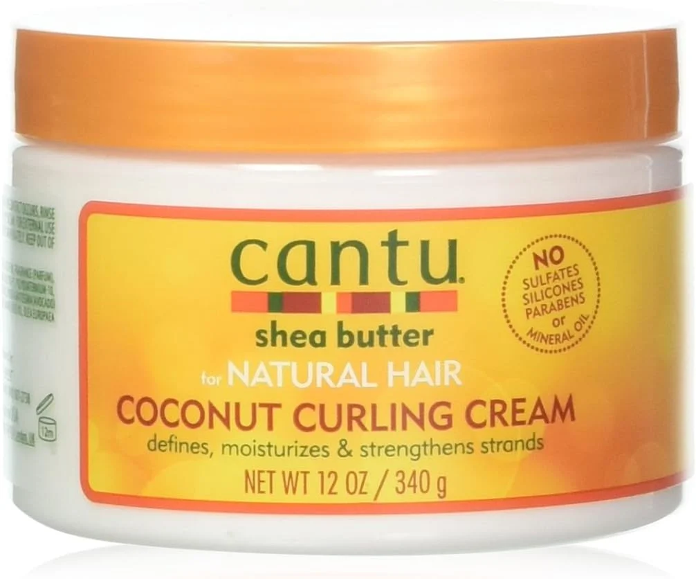 کرم فر کننده مو نارگیل Cantu Natural Hair (354ml) بسته 2 عددی