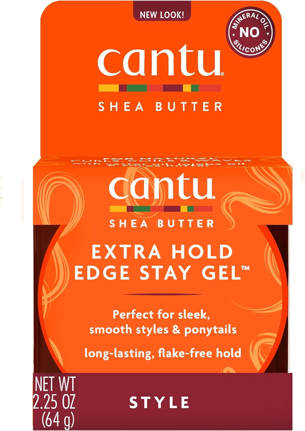 ژل حالت دهنده موهای طبیعی کانتو با کره شی باتر، با قدرت نگهداری فوق العاده (بسته 4 عددی)