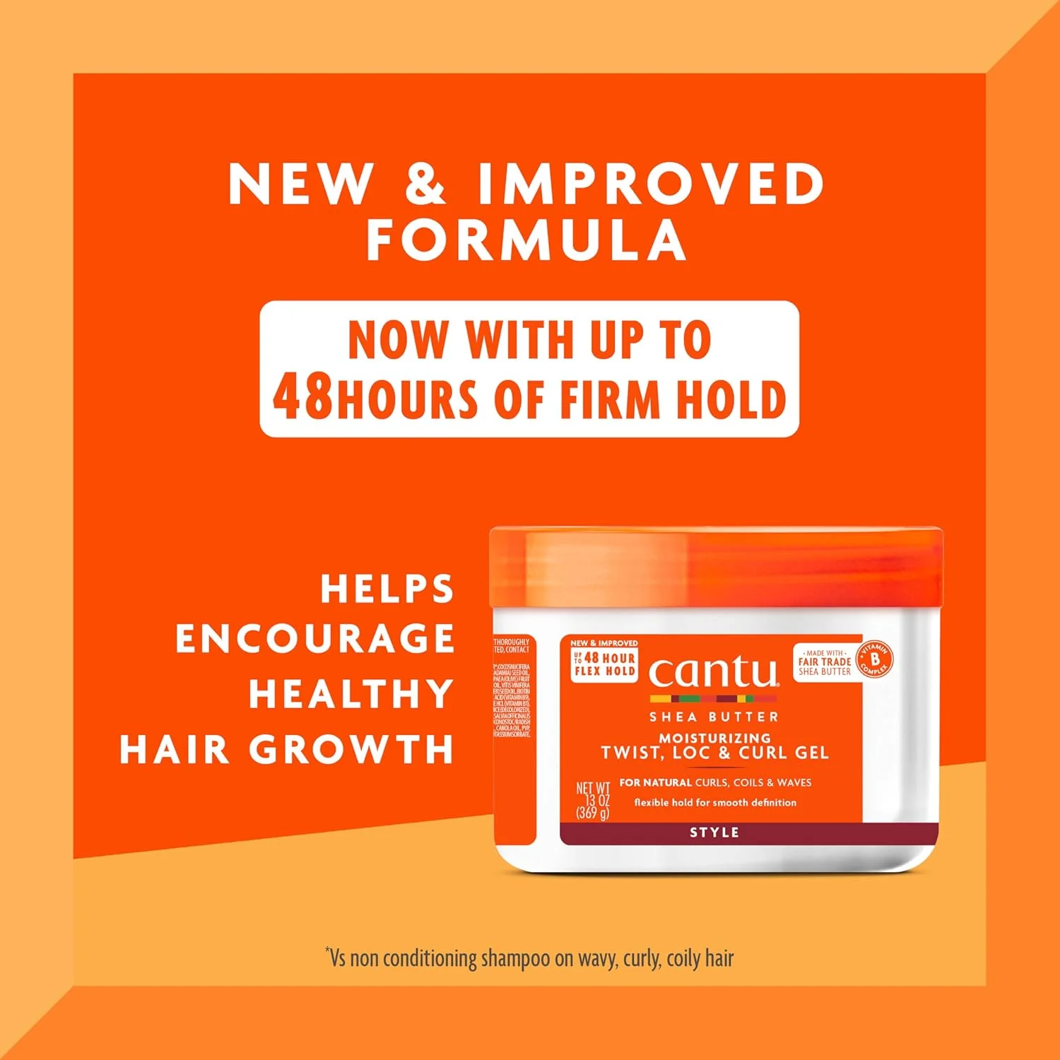 ژل پیچ و تاب و قفل کننده مرطوب کننده موی طبیعی Cantu با شی باتر (بسته 3 عددی)