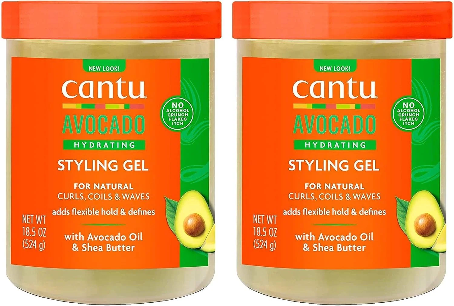 ژل آووکادو Cantu، ظرف 524 گرمی (بسته 2 عددی)