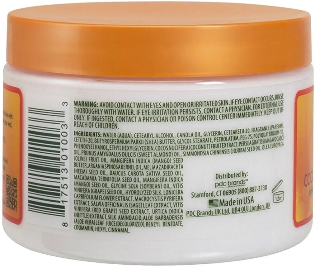 کرم فر کننده مو نارگیل و شی باتر Cantu (340 گرم، بسته 2 عددی)