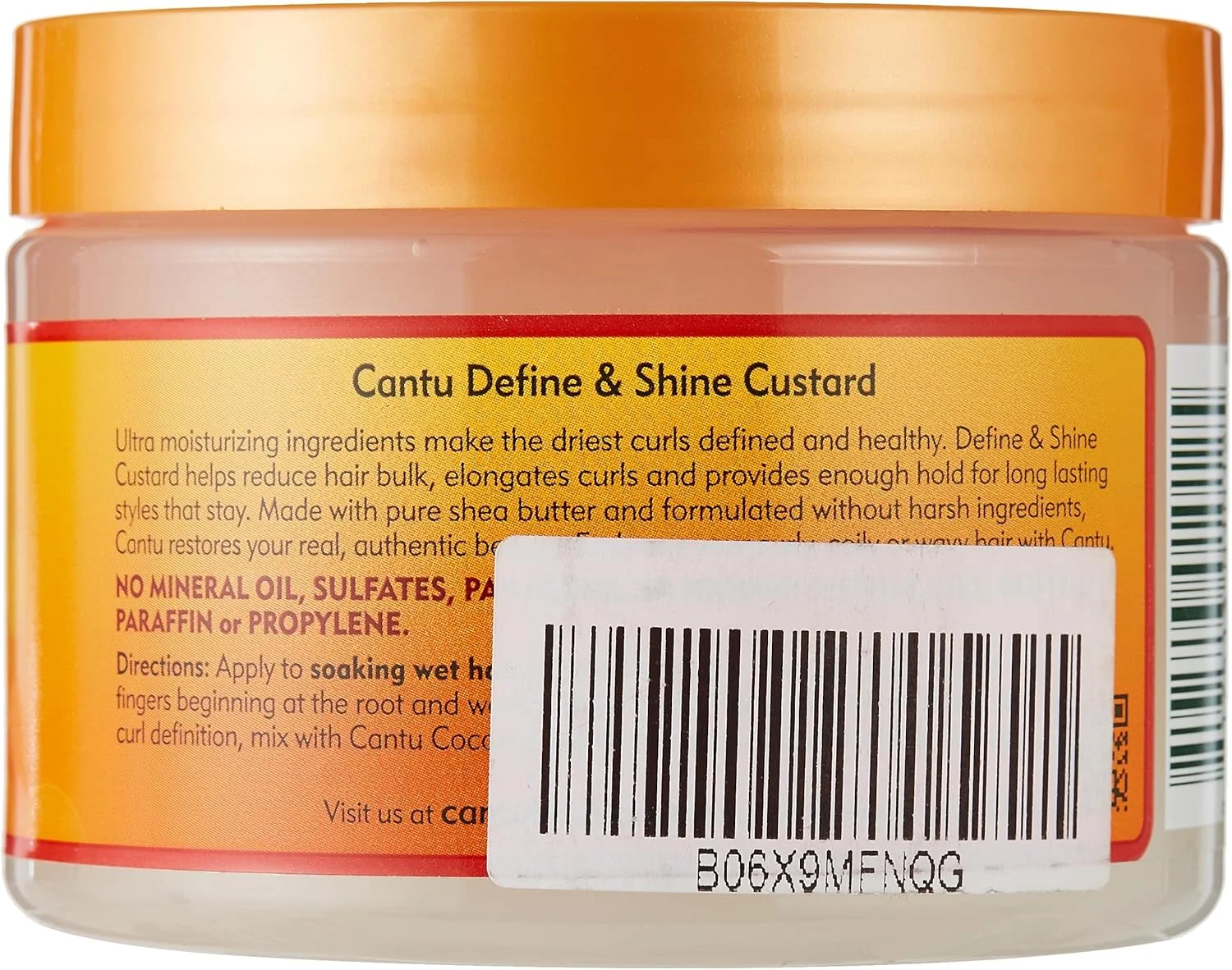 کاستارد حالت دهنده و درخشان کننده موی طبیعی حاوی شی باتر Cantu، 340 گرم کاستارد حالت دهنده و درخشان کننده موی طبیعی حاوی شی باتر Cantu، 340 گرم