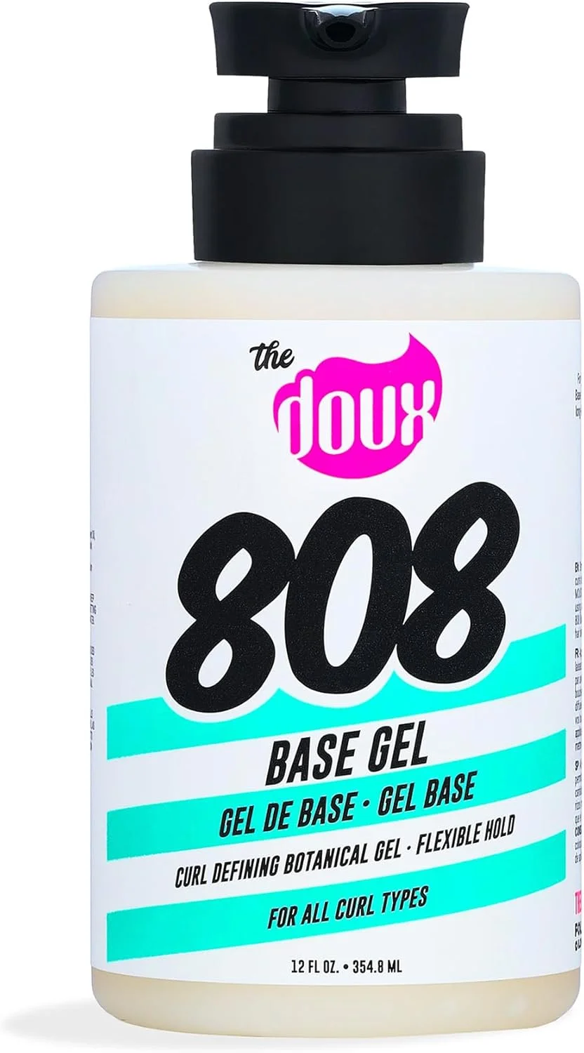 ژل حالت دهنده و تعریف کننده فر مو دِو مدل 808 بیس - ژل حالت دهنده با قدرت نگه دارندگی متوسط حاوی عسل، آلوئه ورا و ریشه گل ختمی - تقویت کننده فر مو و ضد وز مناسب انواع فر مو، مدل های Wash and Go و Twist-Outs