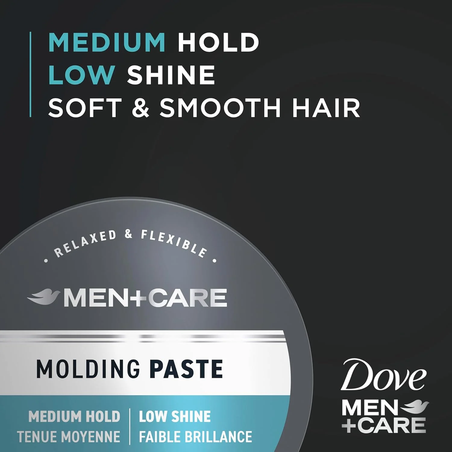 حالت دهنده موی مردانه Dove Men+Care، خمیر حالت دهنده مو با قدرت نگهداری متوسط برای ایجاد بافتی مات، 50 گرم (بسته 3 عددی) حالت دهنده موی مردانه Dove Men+Care، خمیر حالت دهنده مو با قدرت نگهداری متوسط برای ایجاد بافتی مات، 50 گرم (بسته 3 عددی)