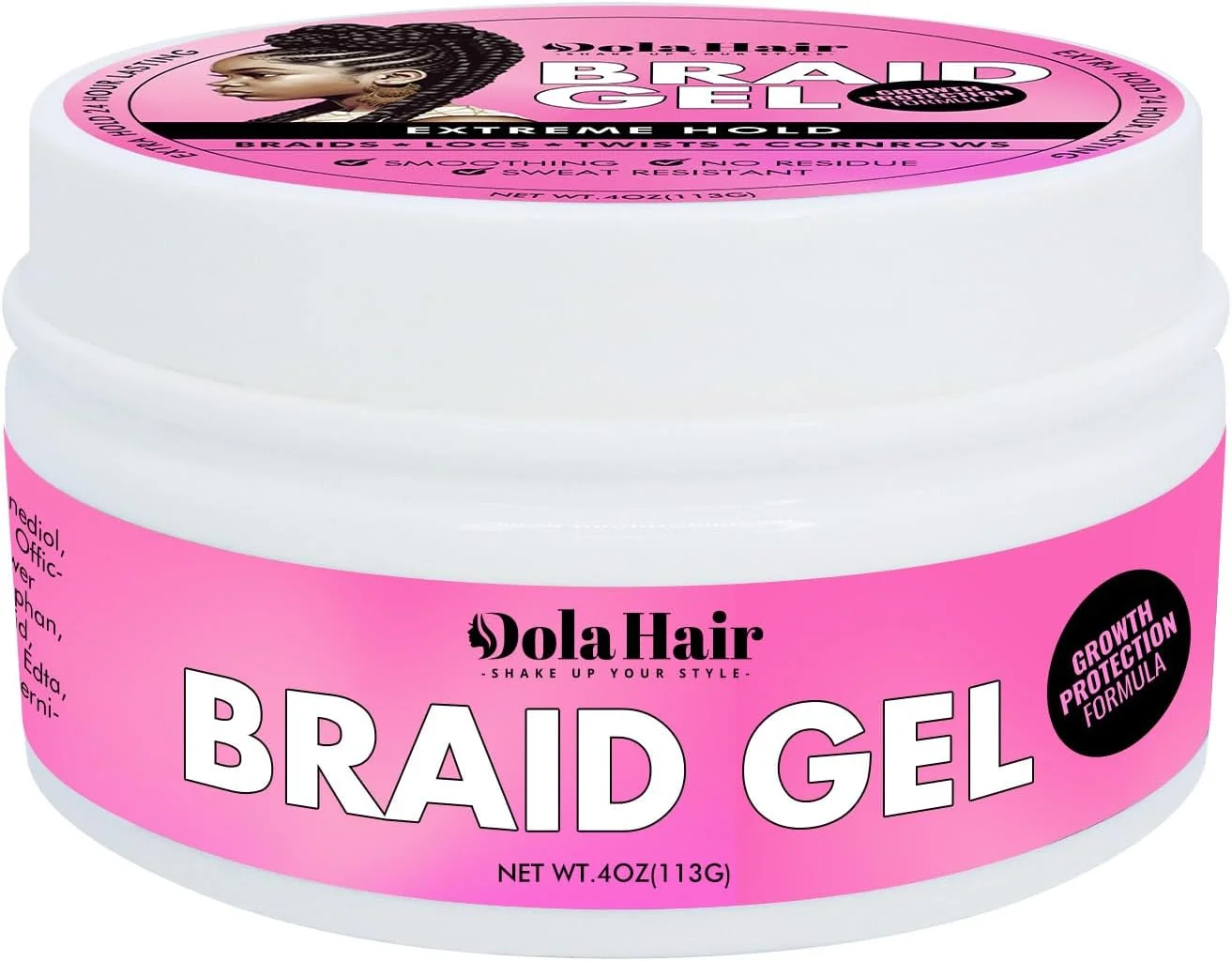 ژل بافت مو Dolahair - ژل قفل کننده قوی برای موهای طبیعی، درید، بافت و بازپیچش