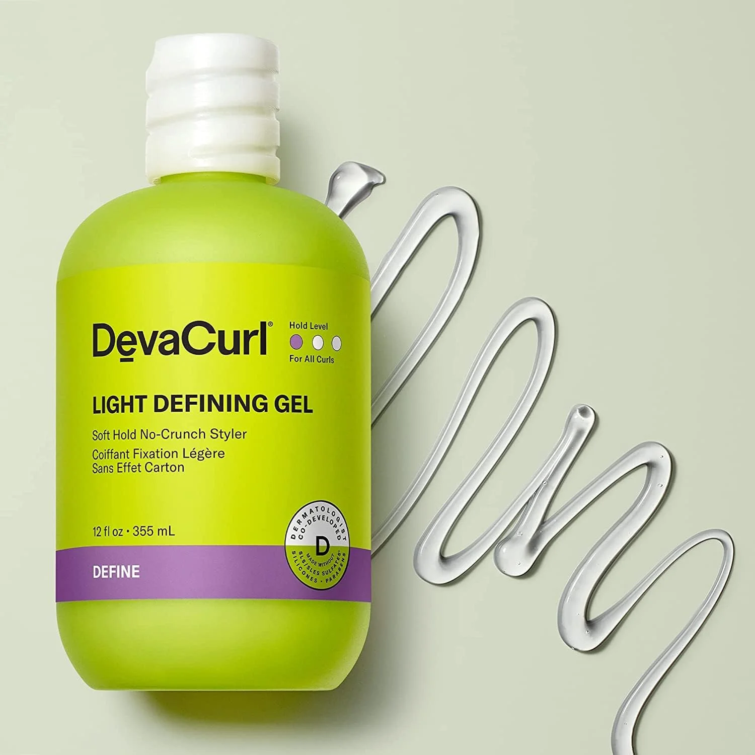 ژل حالت دهنده موی فر DevaCurl مدل Light Defining، نگهدارنده ملایم، بدون ایجاد حس خشکی، رایحه نسیم روشن، 355 میلی لیتر ژل حالت دهنده موی فر DevaCurl مدل Light Defining، نگهدارنده ملایم، بدون ایجاد حس خشکی، رایحه نسیم روشن، 355 میلی لیتر