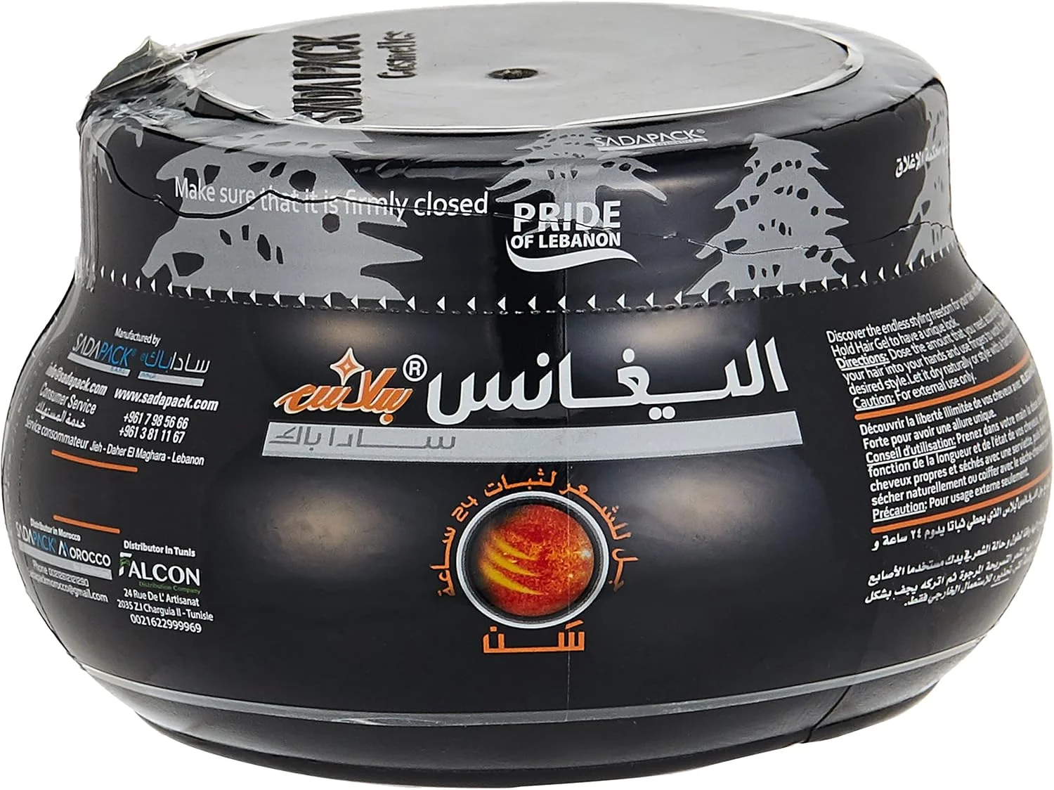 ژل مو Elegance-Plus - مدل Sun، حجم 500 میلی لیتر | حالت دهنده قوی، بدون چسبندگی، شستشوی آسان، درخشش طولانی مدت