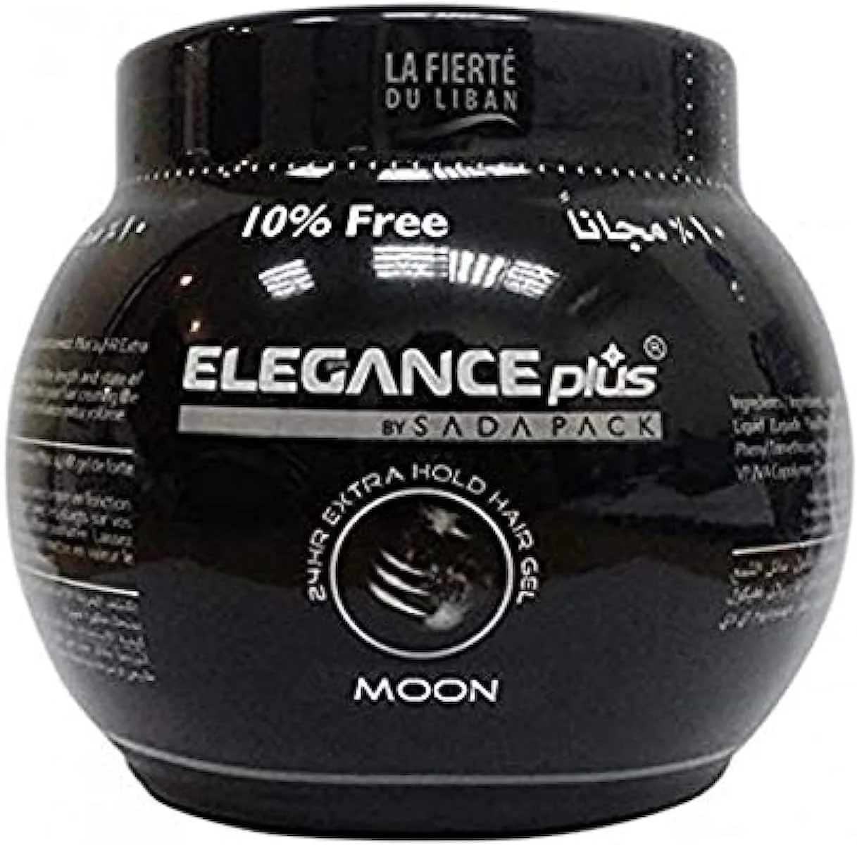 ژل مو Elegance-Plus - مدل Moon، ۵۰۰ میلی لیتر | حالت دهنده قوی، غیر چسبنده، شستشوی آسان، درخشش ماندگار