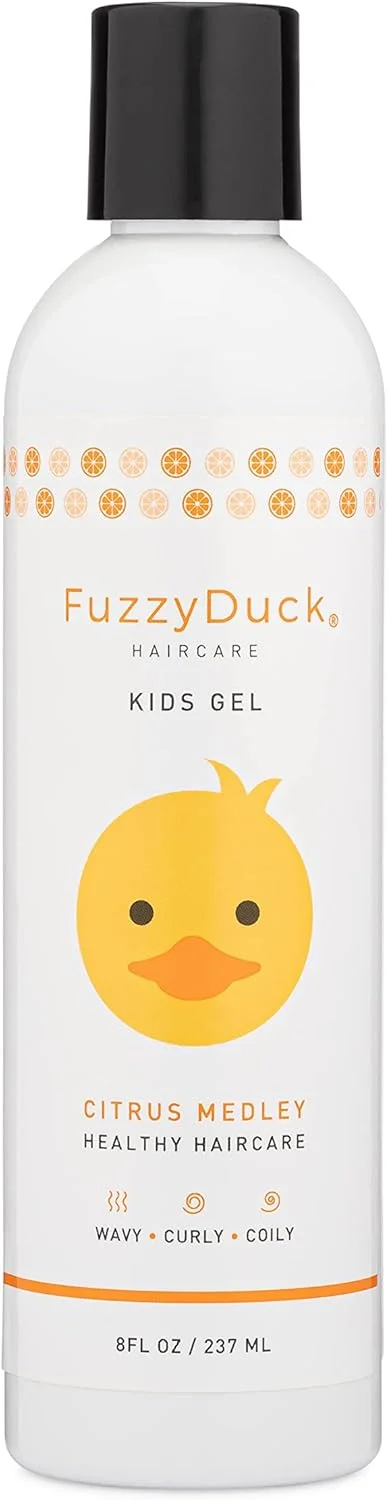 ژل موی کودکانه FuzzyDuck - ژل حالت دهنده فر برای دختران و پسران با کنترل وز و نگهدارنده ملایم، فرمول محلول در آب ساخته شده با آلوئه، گیاهان دریایی و عسل برای انواع مو (مخلوط مرکبات، 226 گرم) ژل موی کودکانه FuzzyDuck - ژل حالت دهنده فر برای دختران و پسران با کنترل وز و نگهدارنده ملایم، فرمول محلول در آب ساخته شده با آلوئه، گیاهان دریایی و عسل برای انواع مو (مخلوط مرکبات، 226 گرم)