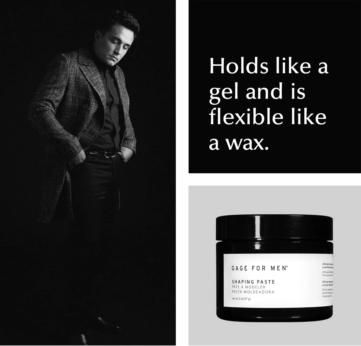 خمیر حالت دهنده مو مردانه گیج 60 میلی لیتر خمیر حالت دهنده مو مردانه گیج 60 میلی لیتر