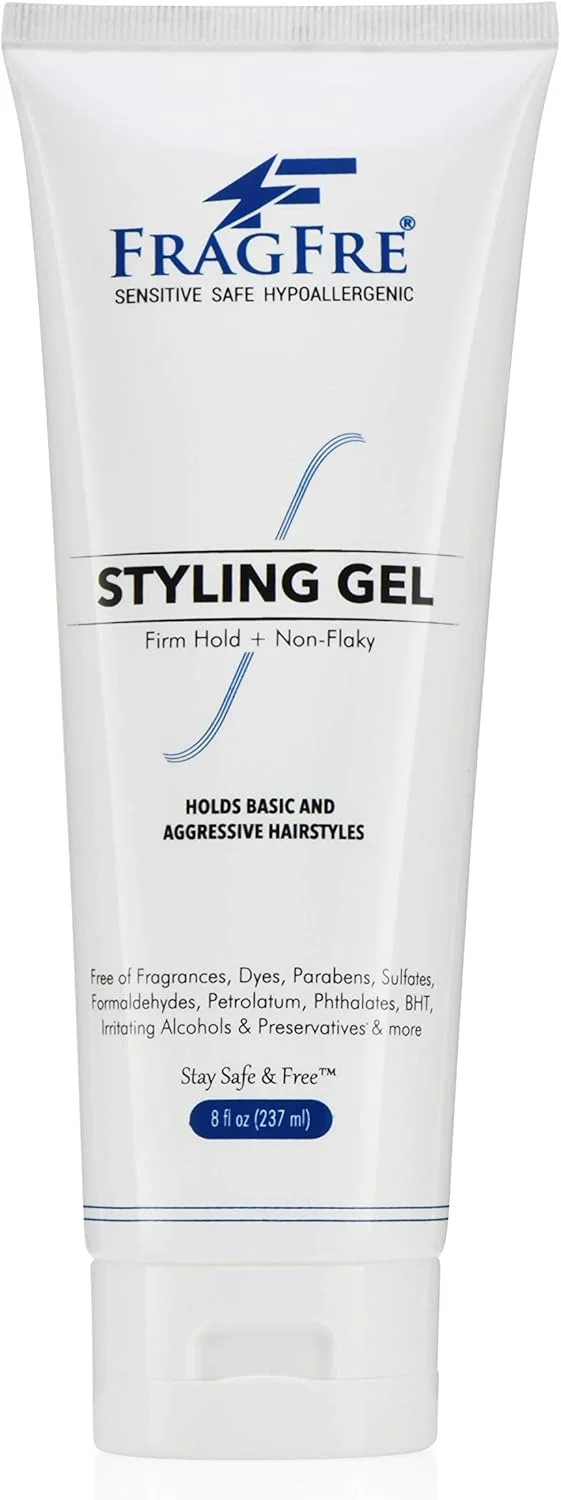 ژل موی سر قوی FRAGFRE بدون عطر 226 گرم - ژل حالت دهنده قوی برای مدل موهای تهاجمی - فرمول حساس فاقد پارابن و ضد حساسیت - وگان بدون گلوتن/بدون ظلم (1 بسته) ژل موی سر قوی FRAGFRE بدون عطر 226 گرم - ژل حالت دهنده قوی برای مدل موهای تهاجمی - فرمول حساس فاقد پارابن و ضد حساسیت - وگان بدون گلوتن/بدون ظلم (1 بسته)