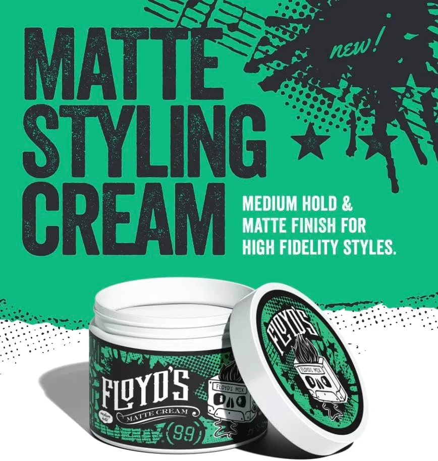 کرم حالت دهنده مات Floyd's 99 - نگهدارنده متوسط - پوشش مات - محلول در آب - 113 گرم