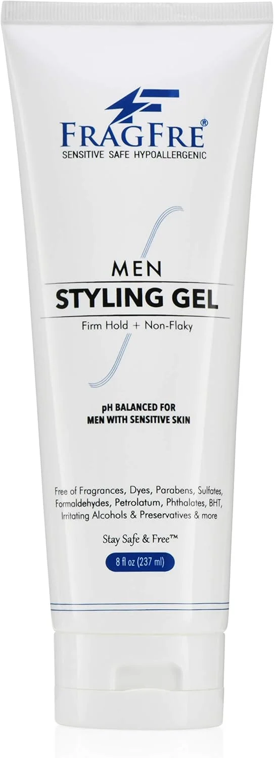 ژل موی مردانه FRAGFRE با قدرت نگهدارندگی قوی، 240 میلی لیتر - ژل حالت دهنده موی مردانه برای مدل موهای تهاجمی - بدون پارابن، بدون عطر، ضد حساسیت - فرمول پوست حساس - بدون تحریک یا برآمدگی مو! ژل موی مردانه FRAGFRE با قدرت نگهدارندگی قوی، 240 میلی لیتر - ژل حالت دهنده موی مردانه برای مدل موهای تهاجمی - بدون پارابن، بدون عطر، ضد حساسیت - فرمول پوست حساس - بدون تحریک یا برآمدگی مو!