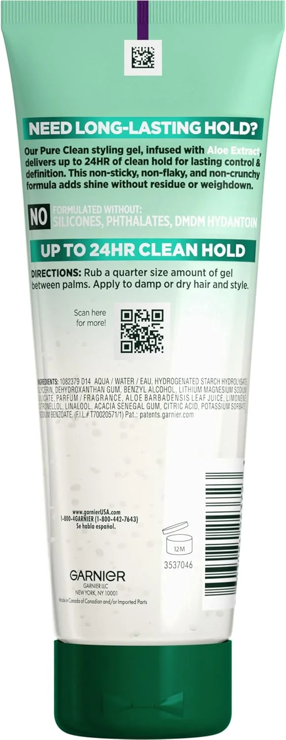 ژل حالت دهنده مو گارنیه فروکتیس استایل پیور کلین مناسب برای آقایان و بانوان 200 میلی لیتر ژل حالت دهنده مو گارنیه فروکتیس استایل پیور کلین مناسب برای آقایان و بانوان 200 میلی لیتر