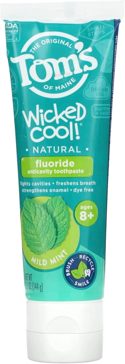 خمیر دندان ضد پوسیدگی کودکان تامز آف مین با طعم Wicked Cool، 144 گرم