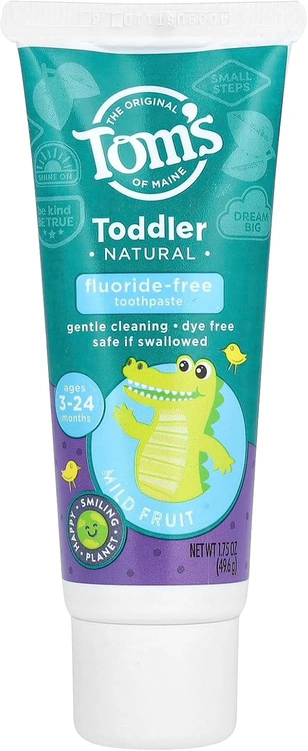 خمیر دندان طبیعی بدون فلوراید تادرز تومز آو مین با طعم ملایم میوه، 50 گرم