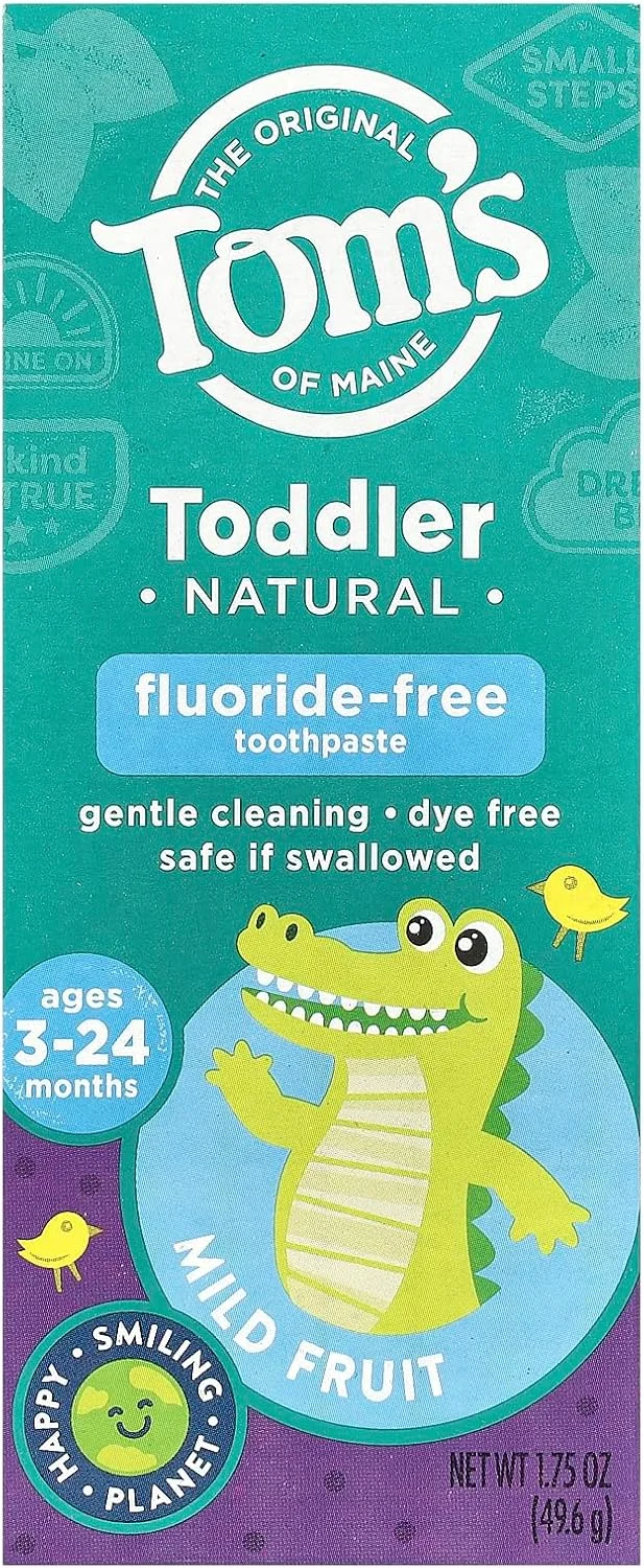 خمیر دندان طبیعی بدون فلوراید تادرز تومز آو مین با طعم ملایم میوه، 50 گرم