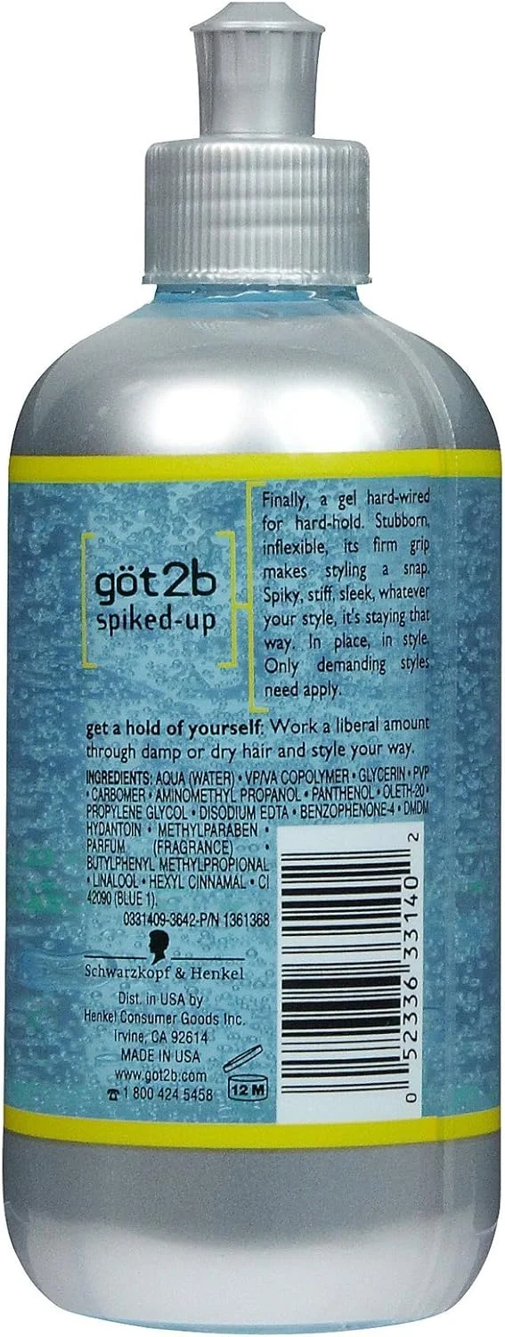 ژل حالت دهنده مو گات تو بی مدل Spiked-Up Max Control، 251 میلی لیتر ژل حالت دهنده مو گات تو بی مدل Spiked-Up Max Control، 251 میلی لیتر