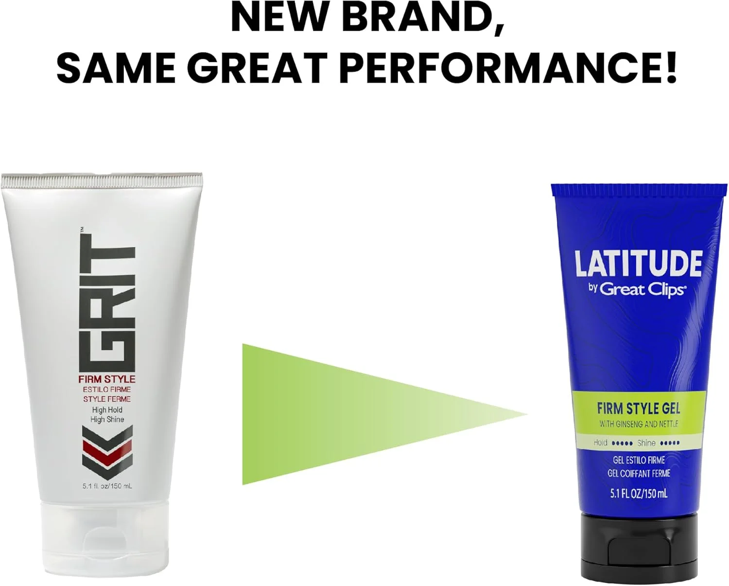 ژل حالت دهنده موی مردانه گریت کلیپس مدل LATITUDE با قدرت نگهدارندگی بالا و درخشش زیاد، 150 میلی لیتر