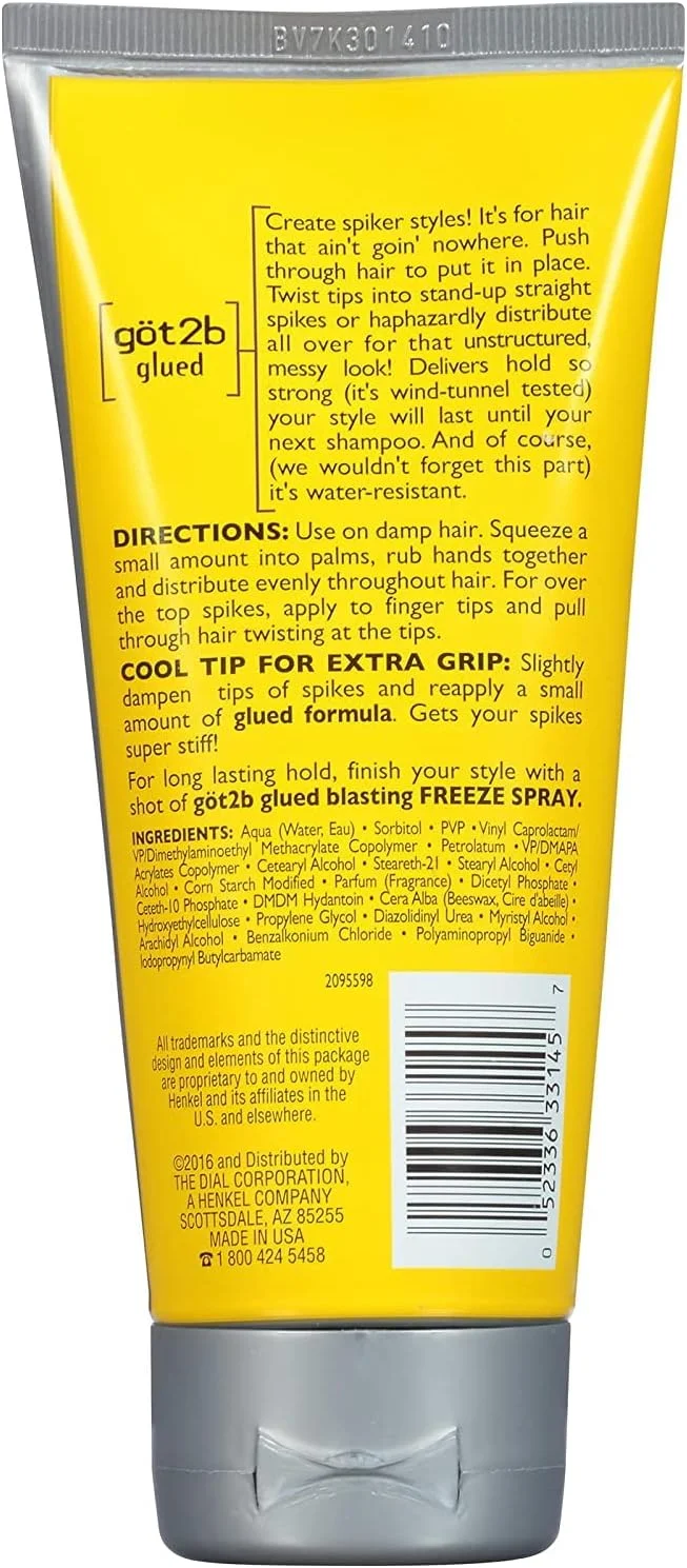 چسب مو گات تو بی مدل Spiking Glue حجم 6z، ژل حالت دهنده مو گات تو بی مدل Glued Styling Spiking چسب مو گات تو بی مدل Spiking Glue حجم 6z، ژل حالت دهنده مو گات تو بی مدل Glued Styling Spiking