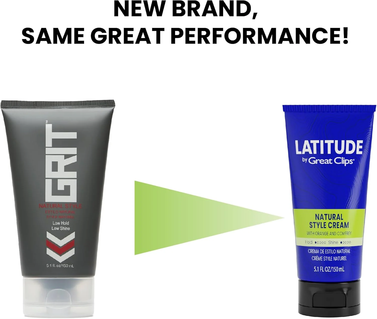 کرم حالت دهنده مو مردانه گریت کلیپس مدل LATITUDE Natural Style | حالت دهی ملایم + درخشش کم | 150 میلی لیتر