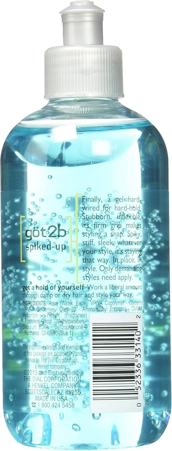 ژل حالت دهنده مو گات تو بی مدل Spiked-Up Max Control، 250 میلی لیتر (بسته 4 عددی) ژل حالت دهنده مو گات تو بی مدل Spiked-Up Max Control، 250 میلی لیتر (بسته 4 عددی)