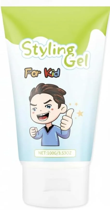 ژل حالت دهنده مو کودک KASTWAVE، حالت دهنده چند منظوره، مواد طبیعی، بدون الکل، نگهدارنده متوسط، ایمن برای استفاده روزمره، نمایش، اجرا، رایحه میوه