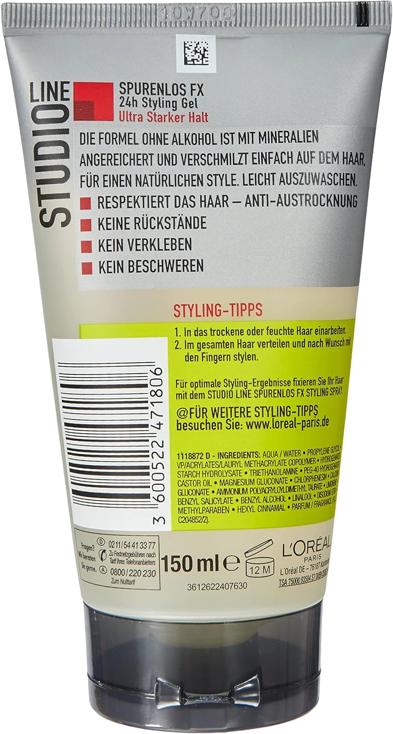 ژل حالت دهنده مو لورآل استودیو لاین اسپورنلوس FX 24H الترا استرانگ 8 150 میلی لیتر ژل حالت دهنده مو لورآل استودیو لاین اسپورنلوس FX 24H الترا استرانگ 8 150 میلی لیتر