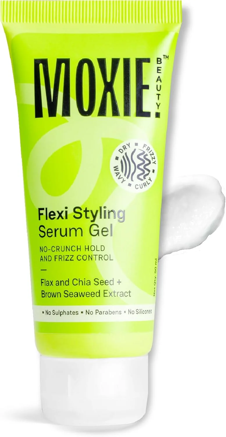 ژل سرم حالت دهنده انعطاف پذیر موهای فر ماکسی بیوتی - برای کنترل حالت و وز مو | غیر چسبنده و بدون ایجاد حس خشکی | حاوی عصاره تخم کتان، دانه چیا و جلبک دریایی قهوه ای | مناسب برای موهای وز، خشک، موج دار و فر | فاقد سولفات، پارابن و سیلیکون | 50 میلی لیتر