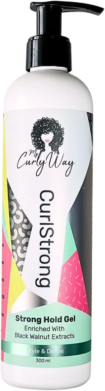 ژل حالت دهنده قوی موهای فر مای کرلی وی – ژل استایلینگ Curlstrong برای فرها - 100% وگان و بدون تست حیوانی (283 گرم)