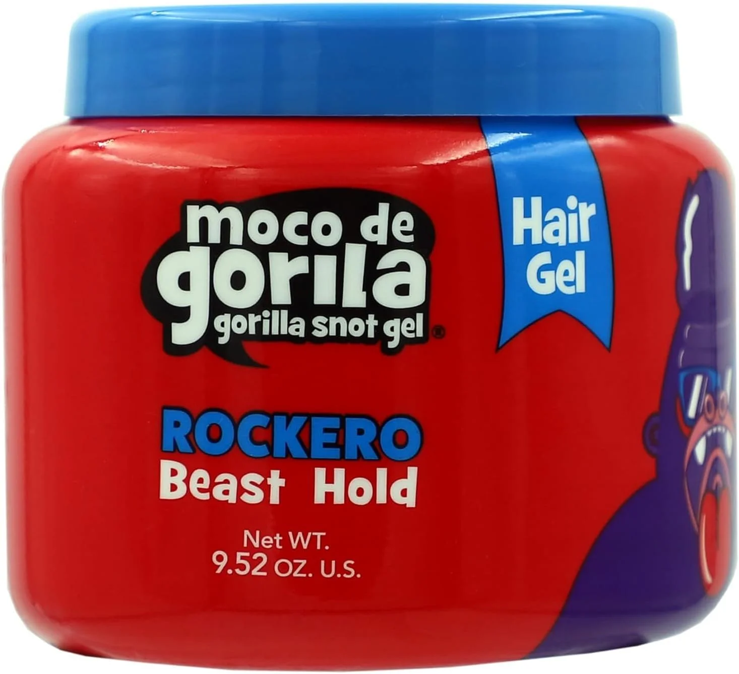 ژل مو کاسه ای Moco de Gorila Rockero، ماندگاری طولانی، ژل حالت دهنده مو با قدرت نگهدارندگی قوی، بسته 3 عددی ژل مو 282 گرمی