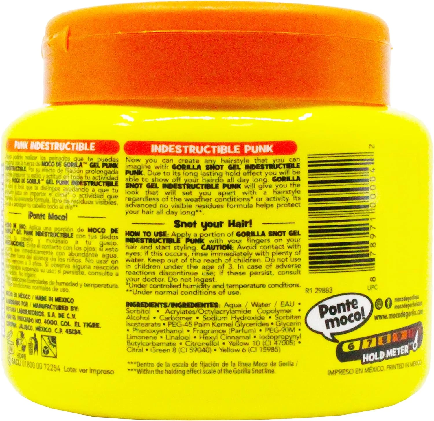 ژل موی سر Moco de Gorilla Gorila Snot، پانک 270 گرمی