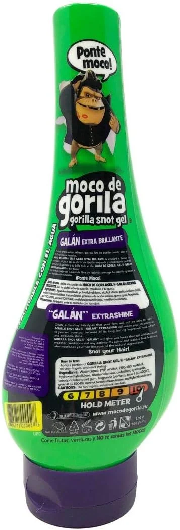 ژل حالت دهنده مو Moco De Gorila Gel Galan با قدرت نگهدارندگی قوی 8 (350 میلی لیتر)