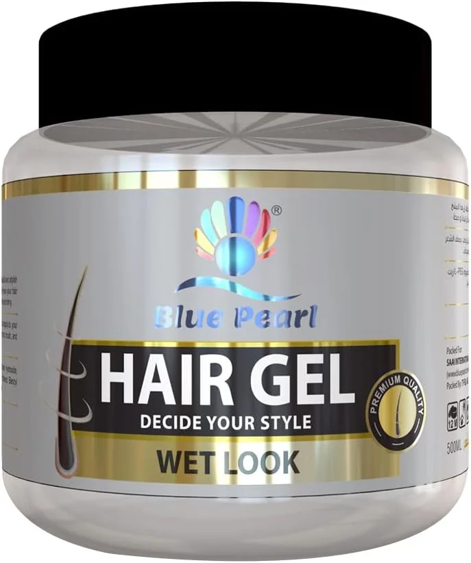 ژل حالت دهنده مو Blue Pearl مدل Wet Look | کیفیت عالی 500 میلی لیتر