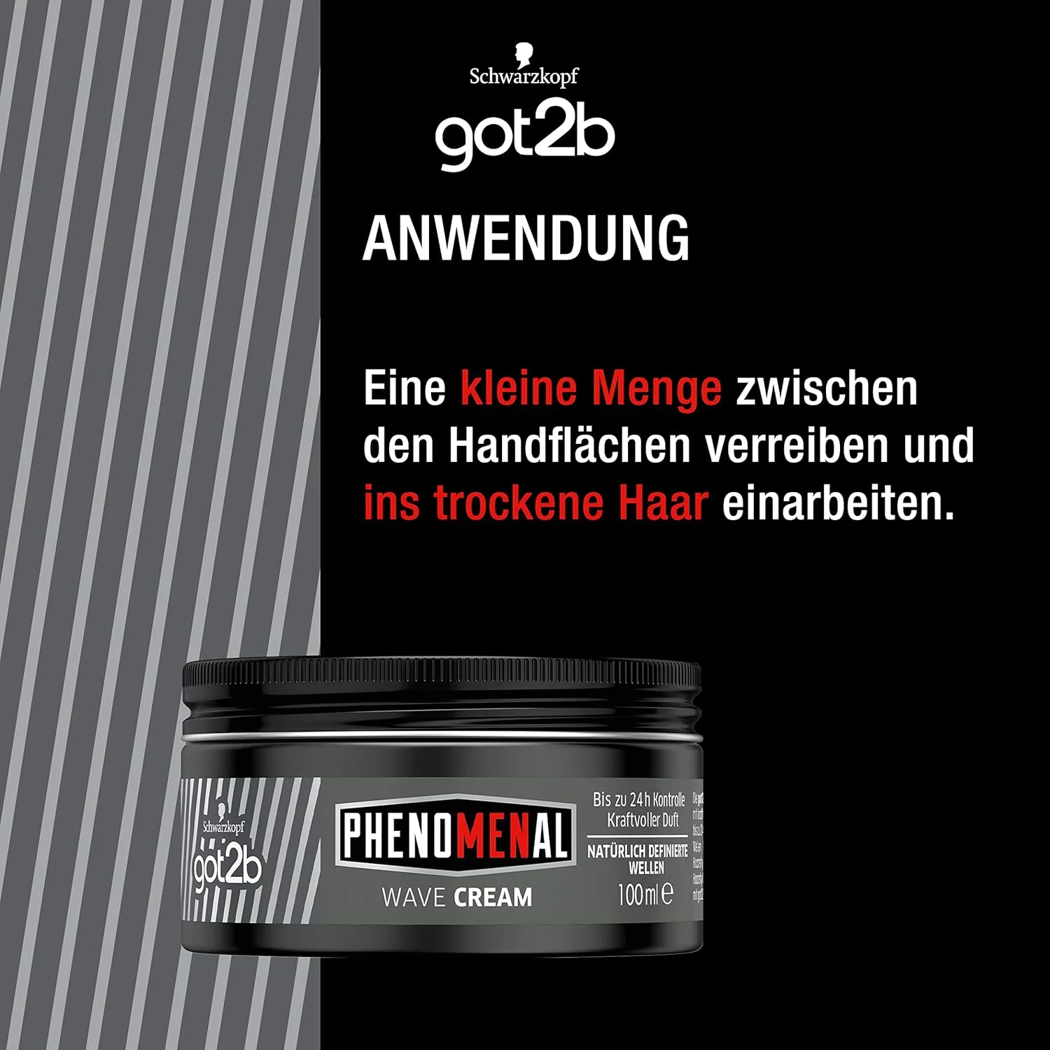 کرم حالت دهنده مو گات تو بی فنومِنال ویو (100 میلی لیتر)، واکس مو مردانه برای ایجاد فرهای طبیعی و خوش حالت در موهای متوسط تا بلند، کرم حالت دهنده با ماندگاری تا 24 ساعت کرم حالت دهنده مو گات تو بی فنومِنال ویو (100 میلی لیتر)، واکس مو مردانه برای ایجاد فرهای طبیعی و خوش حالت در موهای متوسط تا بلند، کرم حالت دهنده با ماندگاری تا 24 ساعت