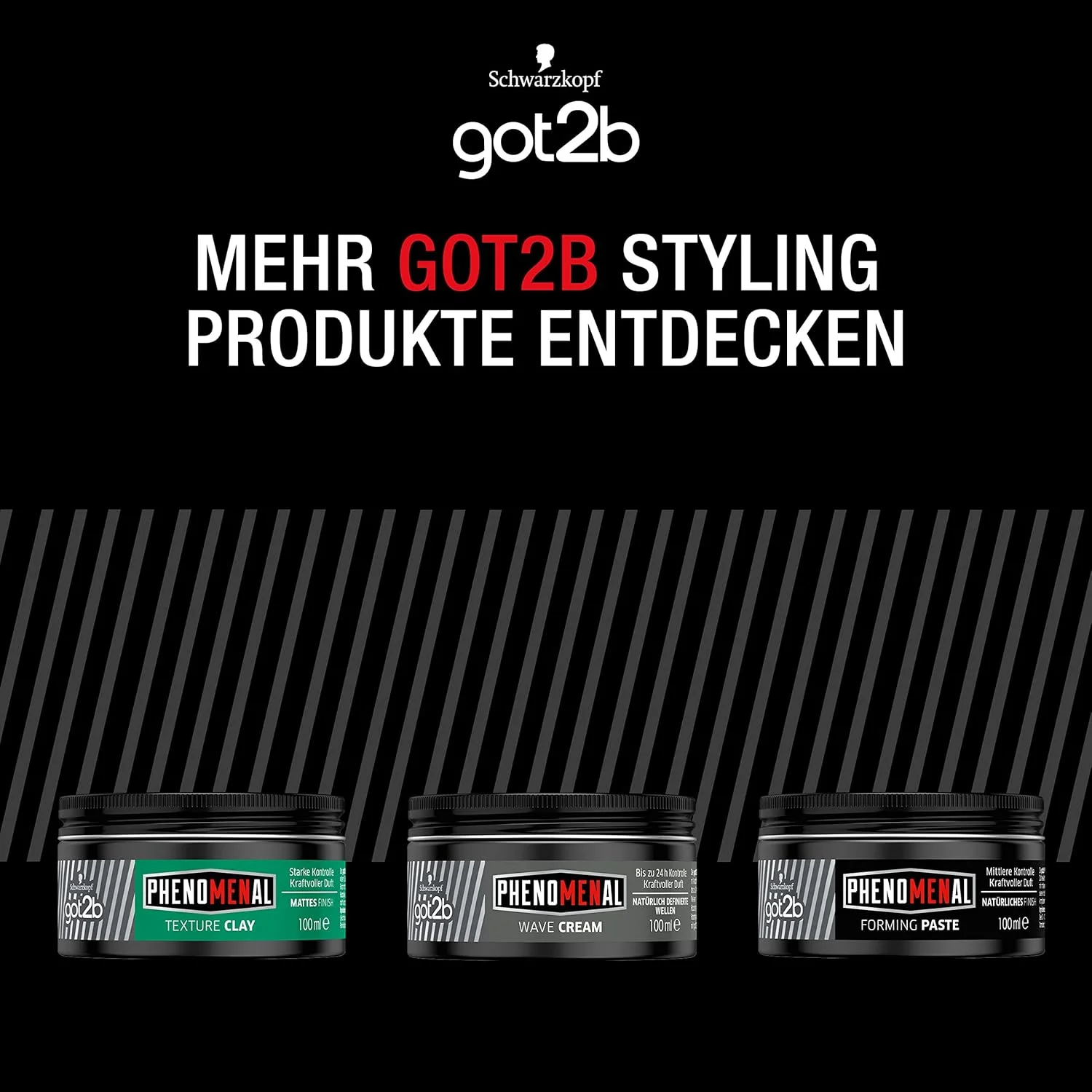 کرم حالت دهنده مو گات تو بی فنومِنال ویو (100 میلی لیتر)، واکس مو مردانه برای ایجاد فرهای طبیعی و خوش حالت در موهای متوسط تا بلند، کرم حالت دهنده با ماندگاری تا 24 ساعت کرم حالت دهنده مو گات تو بی فنومِنال ویو (100 میلی لیتر)، واکس مو مردانه برای ایجاد فرهای طبیعی و خوش حالت در موهای متوسط تا بلند، کرم حالت دهنده با ماندگاری تا 24 ساعت